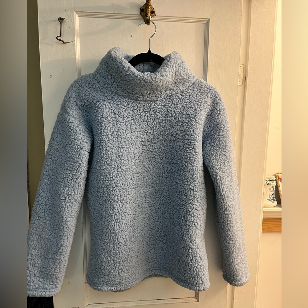 Joe Fresh XSmall Light Blue Sherpa Pullover